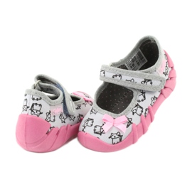 Befado children's shoes 109P198 black pink grey 4
