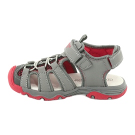 American Club Sandals gray-red leather insert xD06/20 grey 2