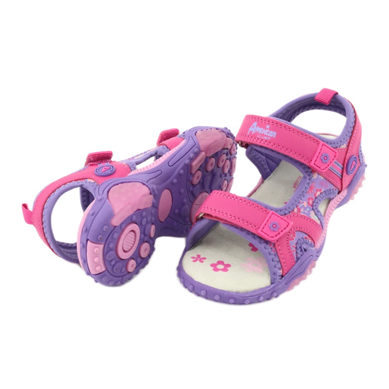 American Club HL17 / 19 girls' sandals purple 3