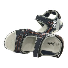 Sandals Sports Sports Leather insert American Club RL19/19 Navy/gray orange 4 Sandals Sports Sports Leather insert American Club RL19/19 Navy/gray orange 4