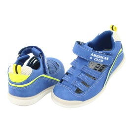 American Club Boys sandals leather insert GC12/20 blue 3