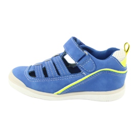 American Club Boys sandals leather insert GC12/20 blue 1