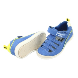 American Club Boys sandals leather insert GC12/20 blue 4