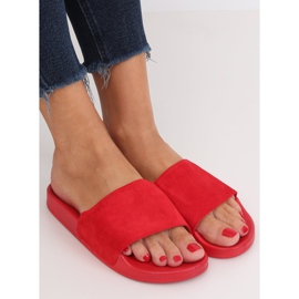 Straight red slippers CK98 Red 2