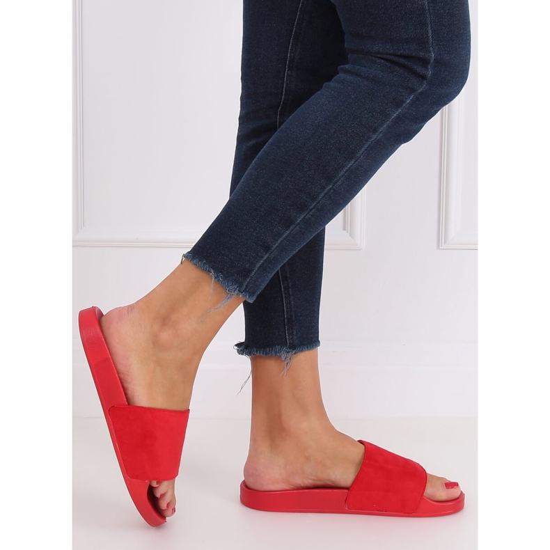 Straight red slippers CK98 Red 1