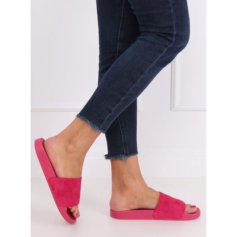 Simple fuchsia slippers CK98 Fuchsia pink 1