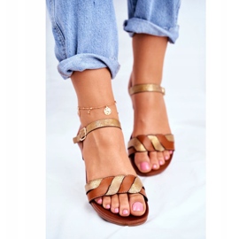 S.Barski Women's Sandals Flat Brown Summer Vibes 2