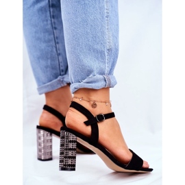 S.Barski Women's Sandals On Heel Black Barski Baskila 2 S.Barski Women's Sandals On Heel Black Barski Baskila 2