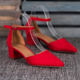 Small Swan Stylish pumps red 2