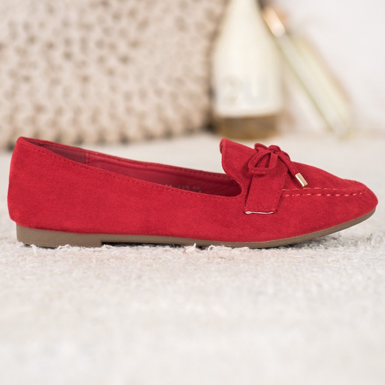 Small Swan Red loafers 1