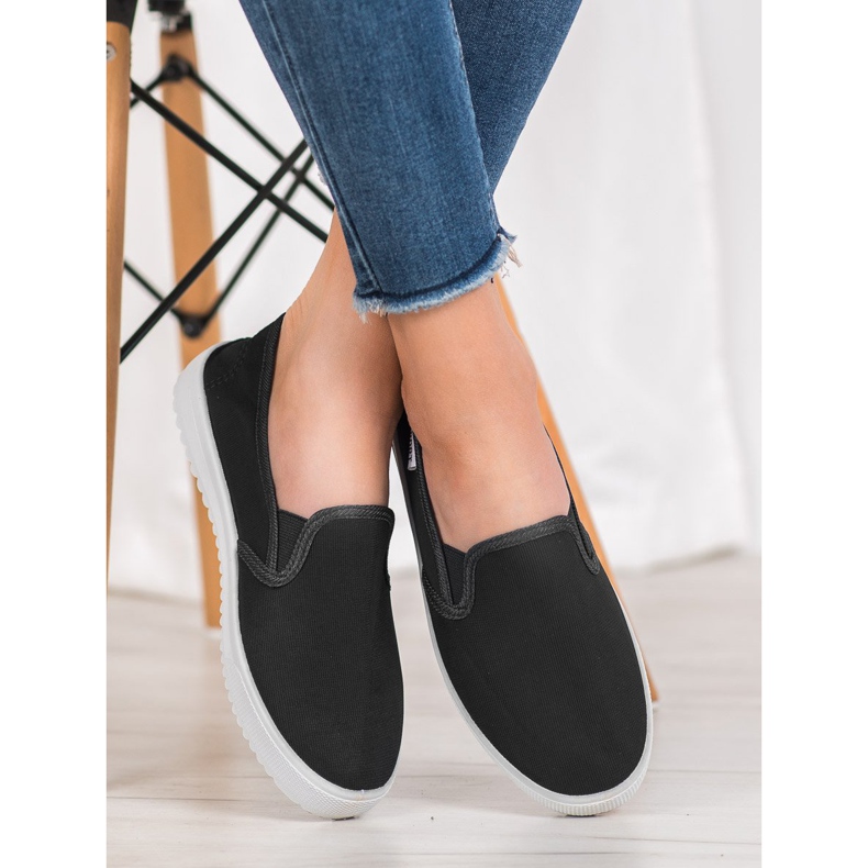 SHELOVET Slip-on Sneakers On The Platform black 2