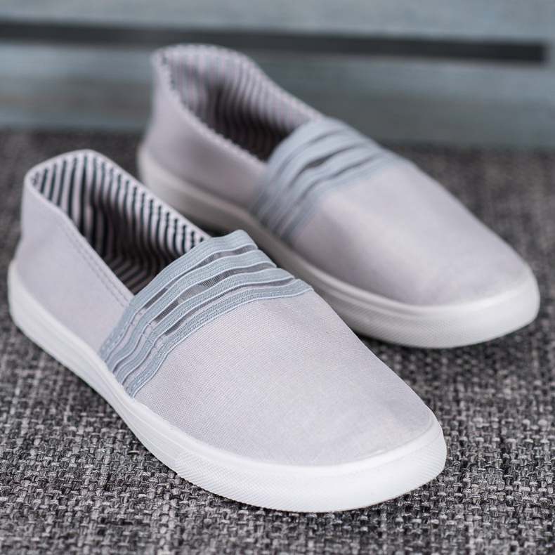 SHELOVET Comfortable Slip-On Sneakers grey 2