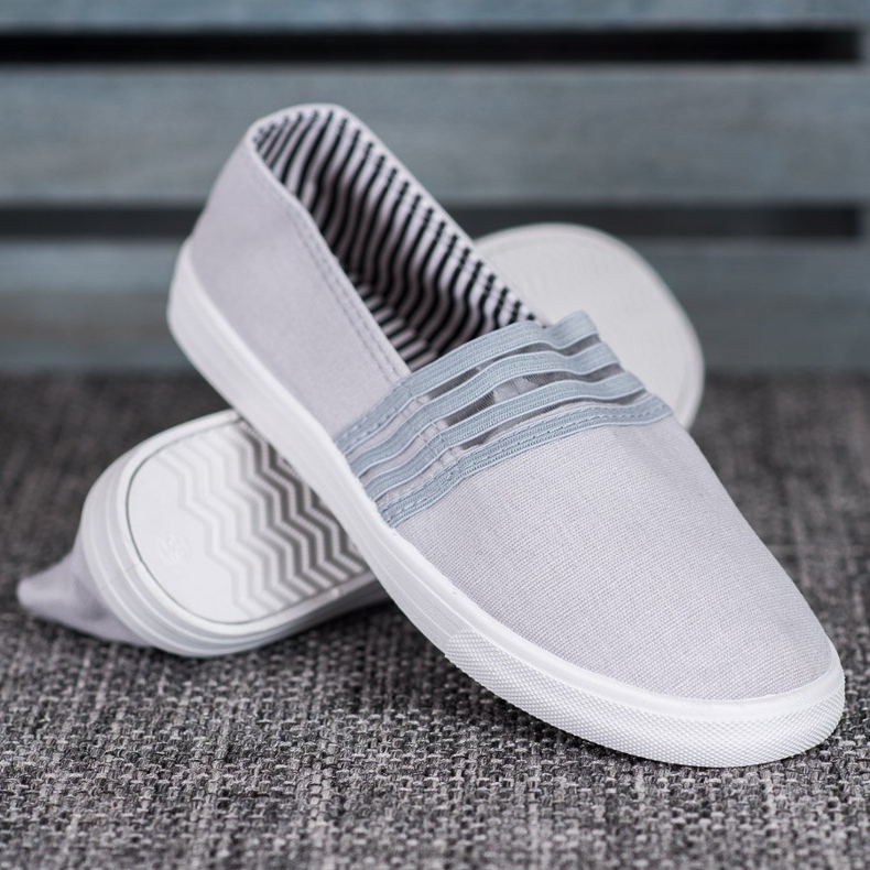 SHELOVET Comfortable Slip-On Sneakers grey 1