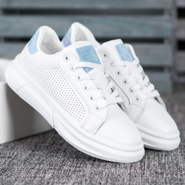 SHELOVET White Sport Shoes 1