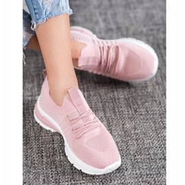 Bella Paris Openwork Sneakers pink 2