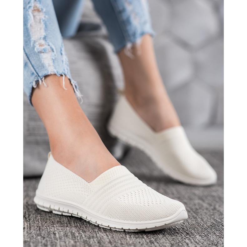 SHELOVET Comfortable Openwork Slipons brown 1