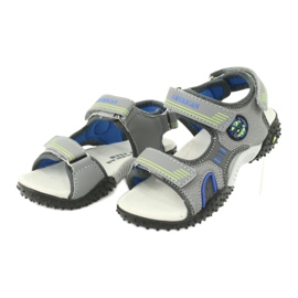American Club American HL20/20 leather insole sandals, grey-blue 2 American Club American HL20/20 leather insole sandals, grey-blue 2