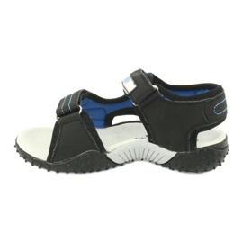 American Club Sandals leather insert HL21/20 black/blue 1