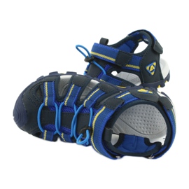 American Club Children's sandals with an American DR01 / 20 foam insert navy blue blue yellow 4