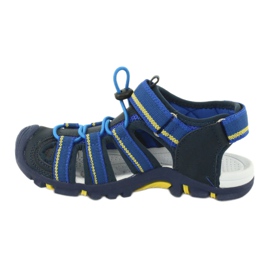 American Club Children's sandals with an American DR01 / 20 foam insert navy blue blue yellow 1