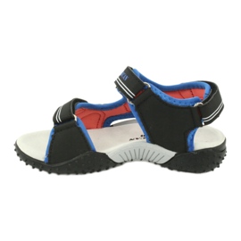American Club American HL20/20 leather insole sandals, black/blue 1
