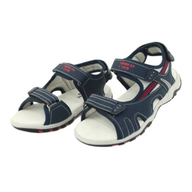 American Club Boys sandals leather insert RL30/20 navy blue 2