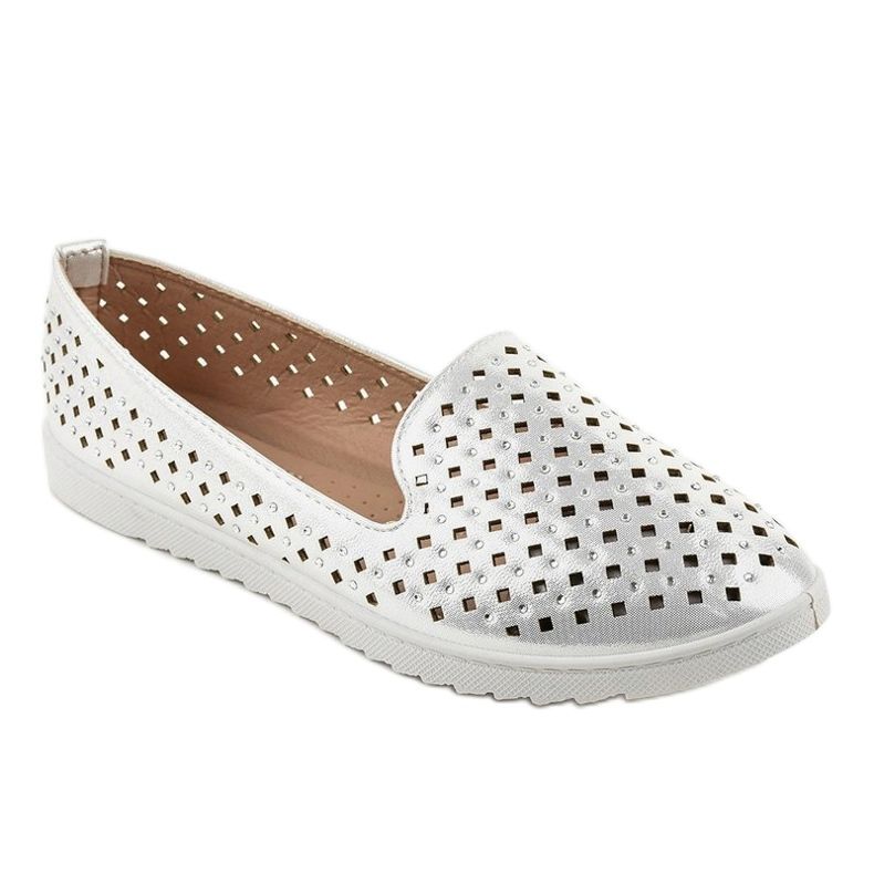 Blue DY-08 openwork sneakers grey 1