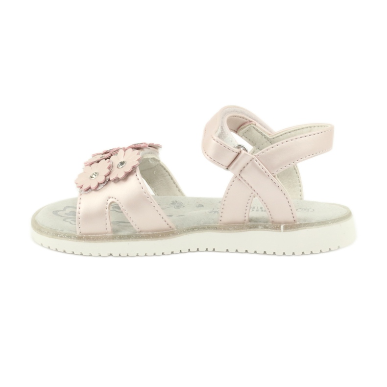 Pink sandals with pearl sequins American Club XD10/20 1