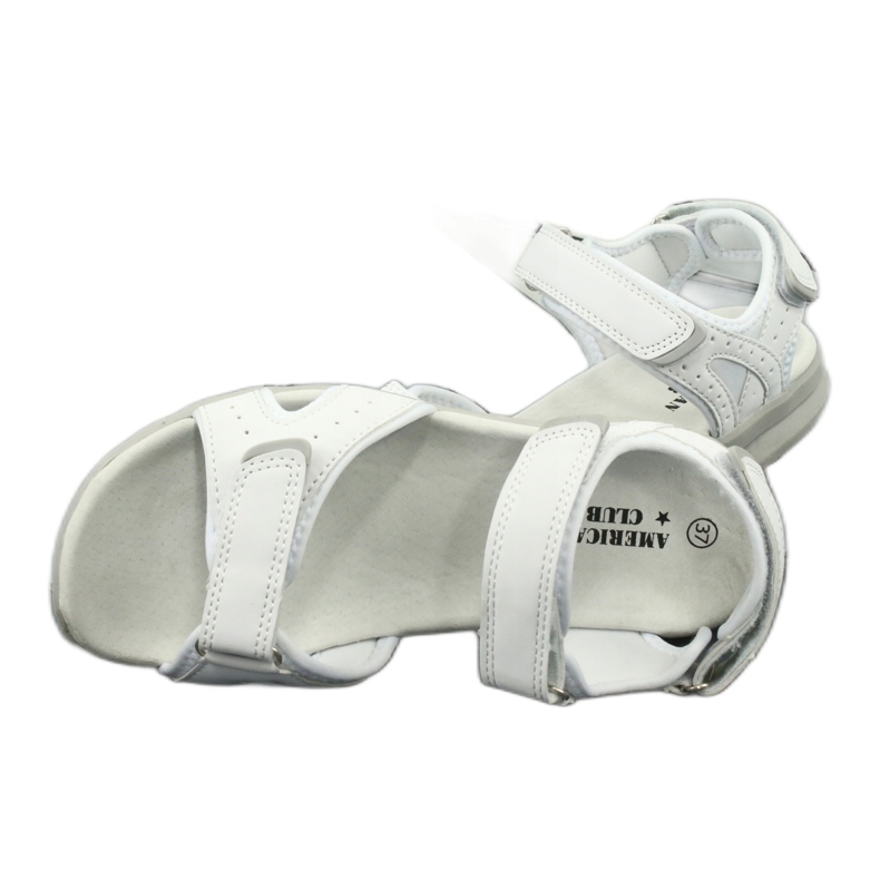 American Club HL15 / 20 white sports sandals 4