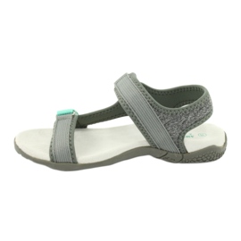 Sandals leather insert American Club RL23 / 20 grey green 1