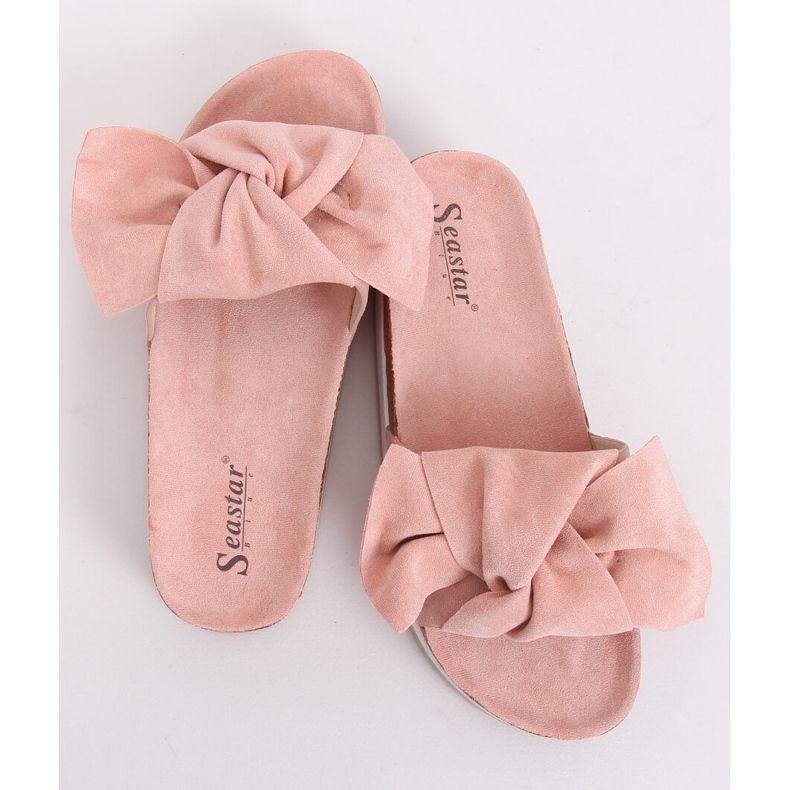 Women's pink slippers SS116P Pink 1 Women's pink slippers SS116P Pink 1