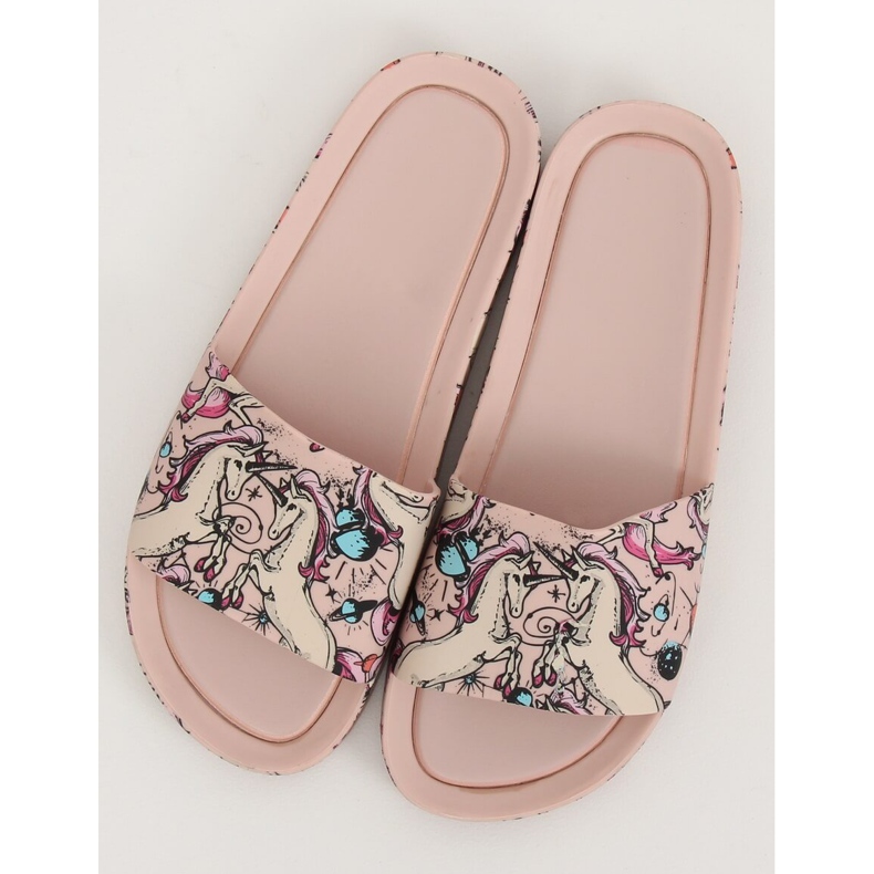 Unicorn pink slippers CK83 Pink 1