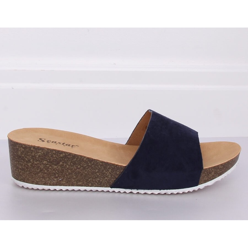 Navy blue slippers G186P Navy 1