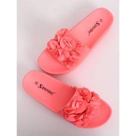Coral CK148P Coral slippers on a high sole pink 2