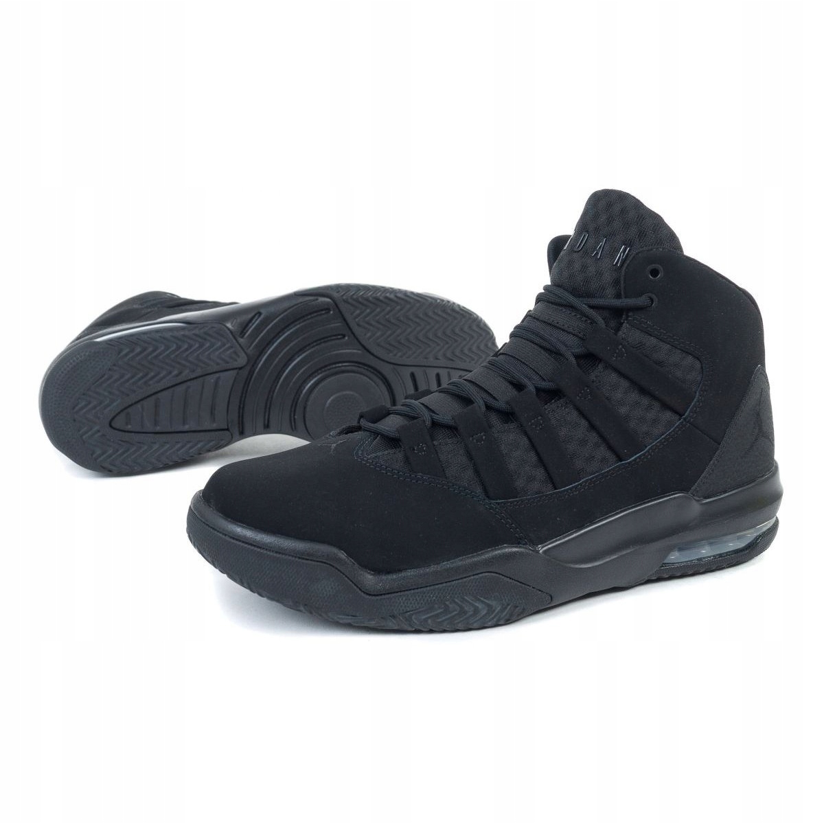 all black jordan max aura