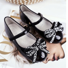 S.Barski Children's Black Ballerinas with Velcro Barski Mindi 2 S.Barski Children's Black Ballerinas with Velcro Barski Mindi 2