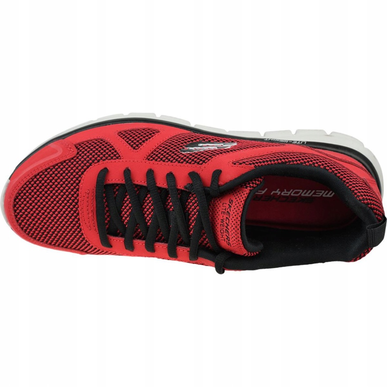 Skechers Track-Bucolo M 52630-RDBK Shoes red 2