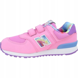 New Balance Jr YV574TDP shoes blue pink 1 New Balance Jr YV574TDP shoes blue pink 1