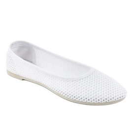 White lace ballerinas JX56 1