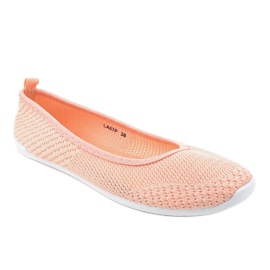 Pink lace ballerinas LA07P 1