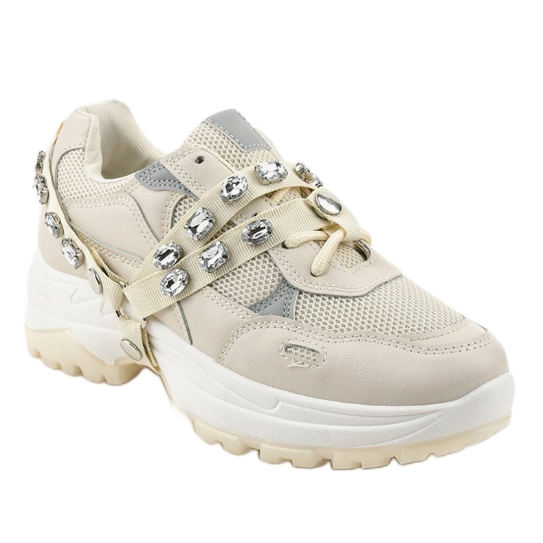 Fashionable beige sports shoes A88-68 1