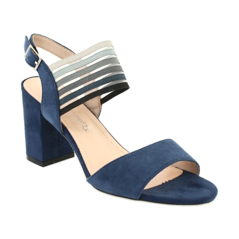 Sandals on the post of Sergio Leone SK867 navy blue 1