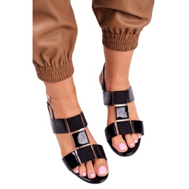 Low-heeled sandals Sergio Leone SK910 black 2 Low-heeled sandals Sergio Leone SK910 black 2