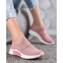 SHELOVET Slip-on Sports Shoes pink 1