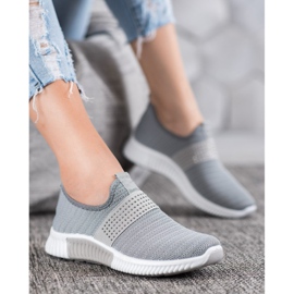 SHELOVET Slip-on Sports Shoes grey 1