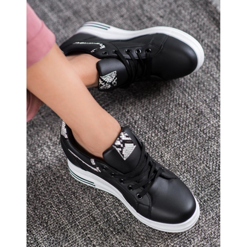 Lovery Wedge Sneakers black 2 Lovery Wedge Sneakers black 2