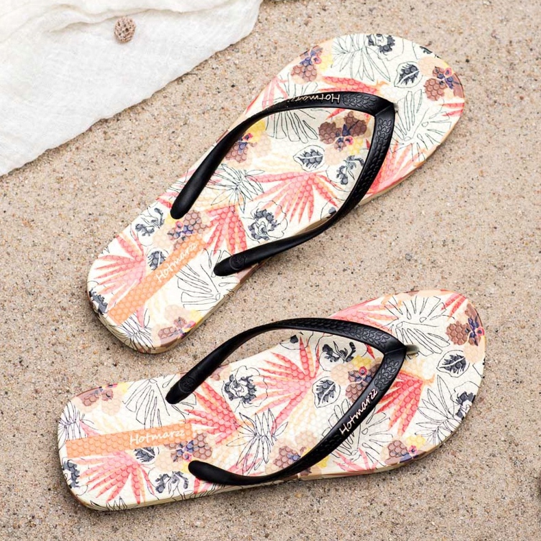 HOTMARZZ Patterned flip-flops multicolored 2
