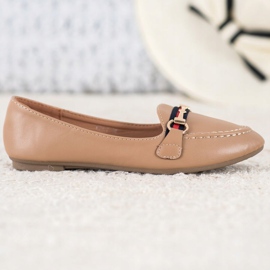 Clowse Fashionable Lords With Eco Leather brown 2 Clowse Fashionable Lords With Eco Leather brown 2