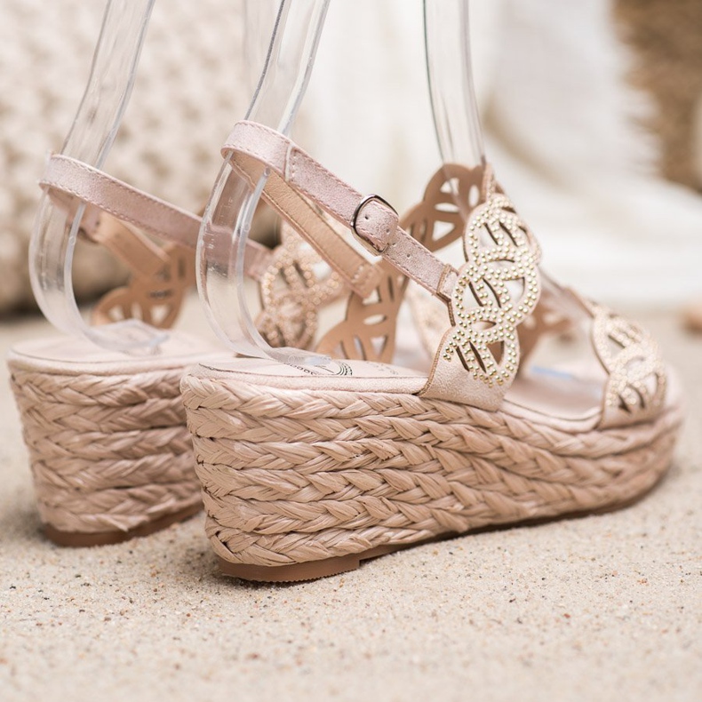 Aclys Wedge Sandals brown 2