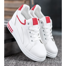 Lovery Wedge Sneakers white 2